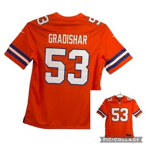 Nike Denver Broncos Randy Gradishar 53 Jersey Mens Large Orange NFL 67NM-0B8M